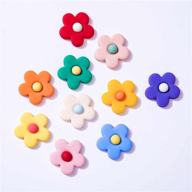 Christmas Craft Embellishment - 10 Uds. De flores de resina,