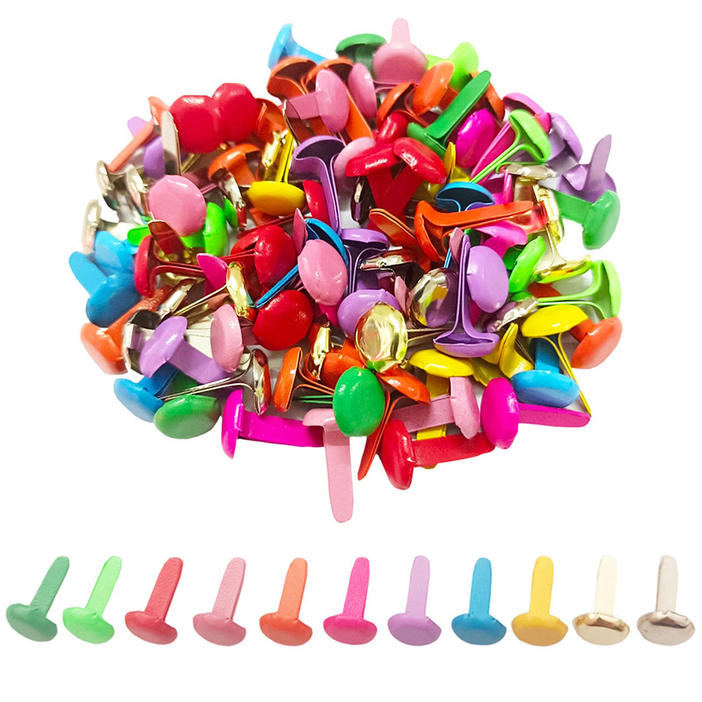Embellishments For Scrapbooking - 100 unids/bolsa patrón mixto Brads de