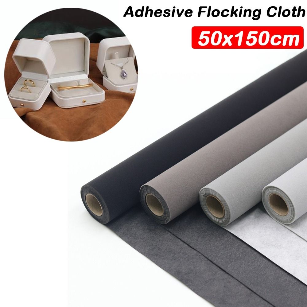 Velvet Ribbon Roll - Tela de terciopelo autoadhesiva de 50x150cm,