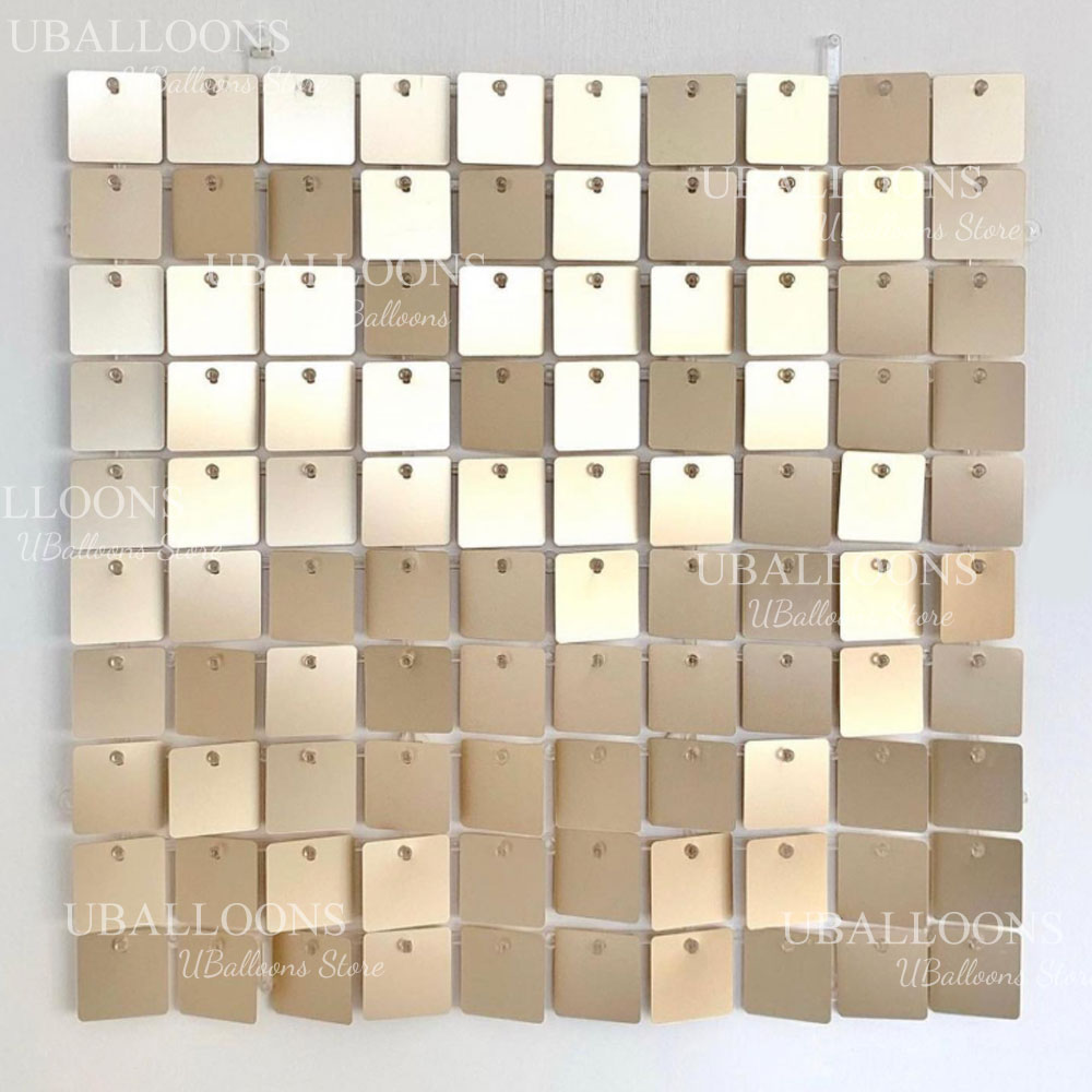 Paneles de Fondo Dorado Mate C - Sequin Fabric Panel reseña y precio