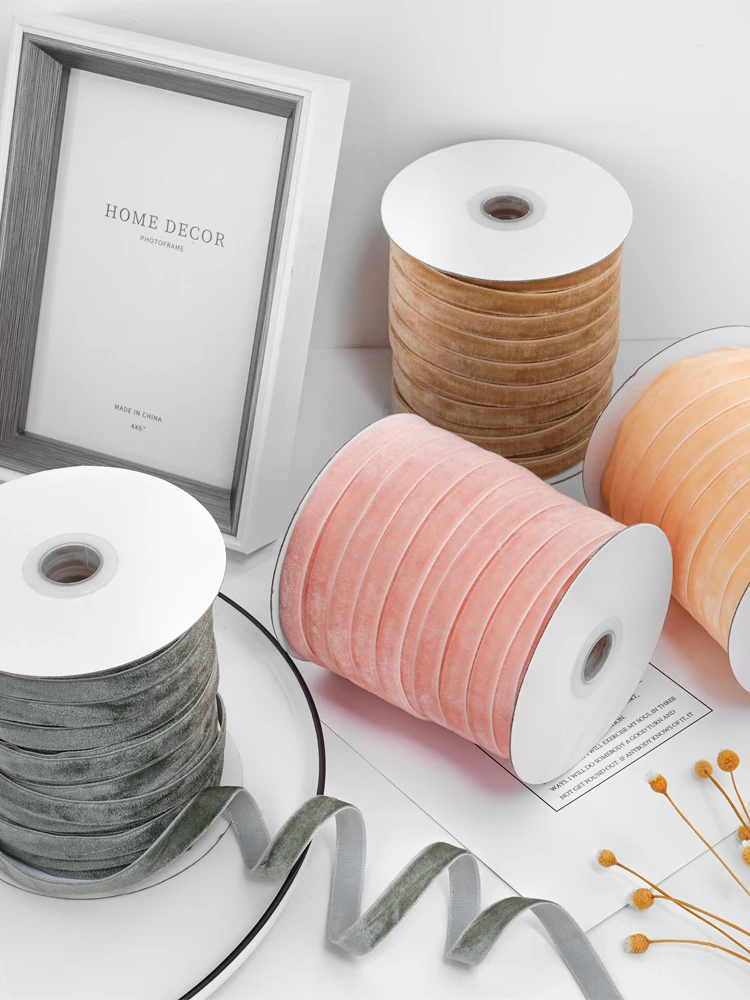 Rollo de cinta de terciopelo d - Velvet Ribbon Roll reseña y precio