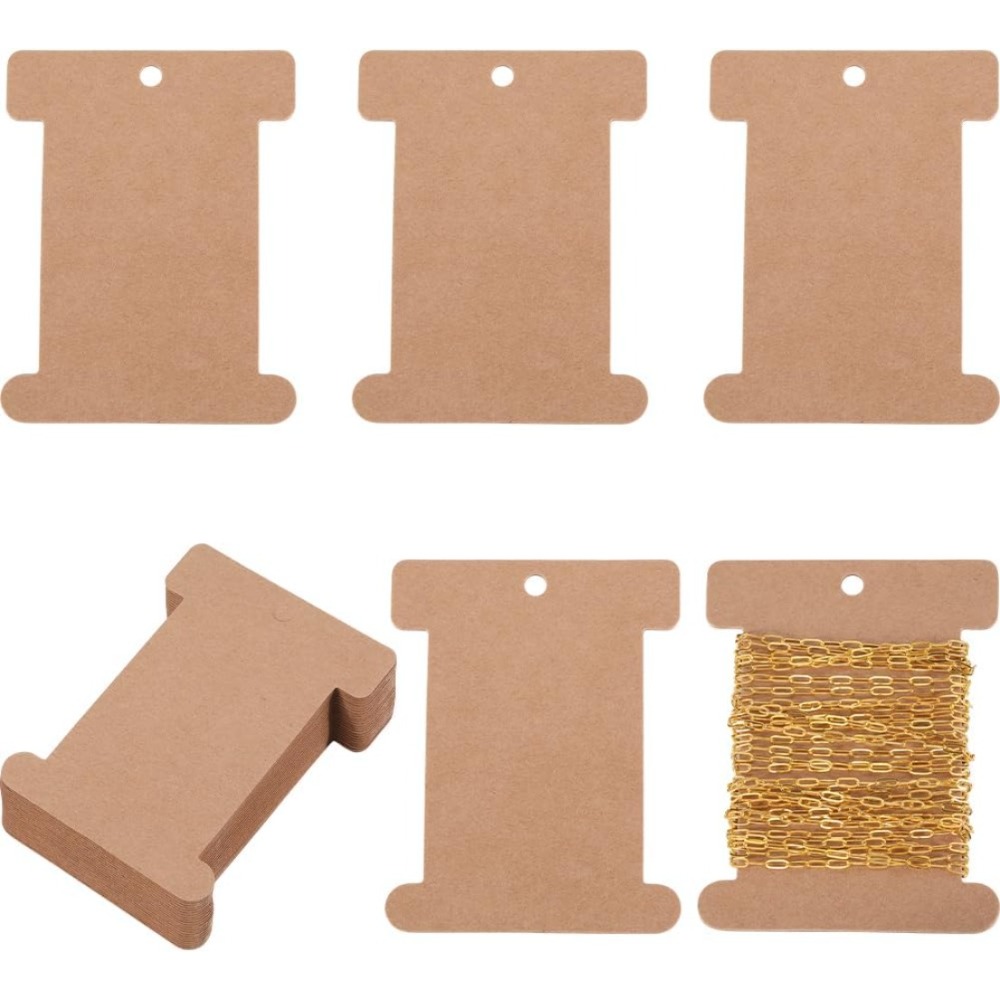 Bobina de cartón de 50 Uds., b - Organza Ribbon Spool reseña y precio