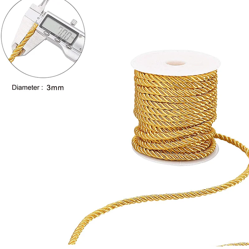 Cuerda trenzada de 3mm y 10m,  - Cord Trim Twisted reseña y precio