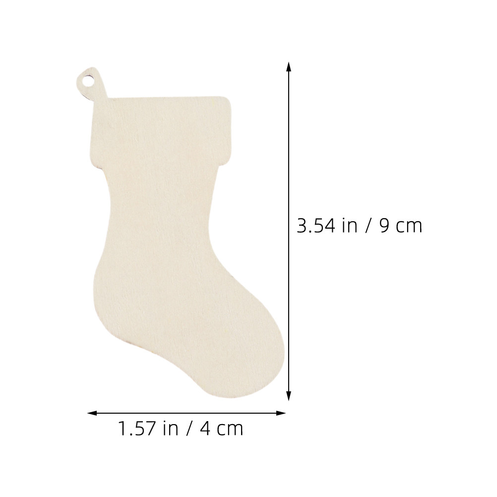 10 Piezas de Adornos de Madera - Christmas Craft Embellishment reseña y precio