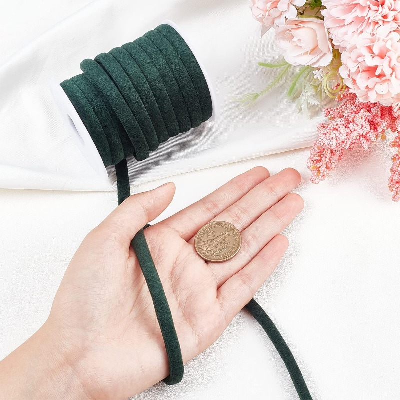 1 rollo de 10m, 8mm, cordón de - Velvet Ribbon Roll reseña y precio