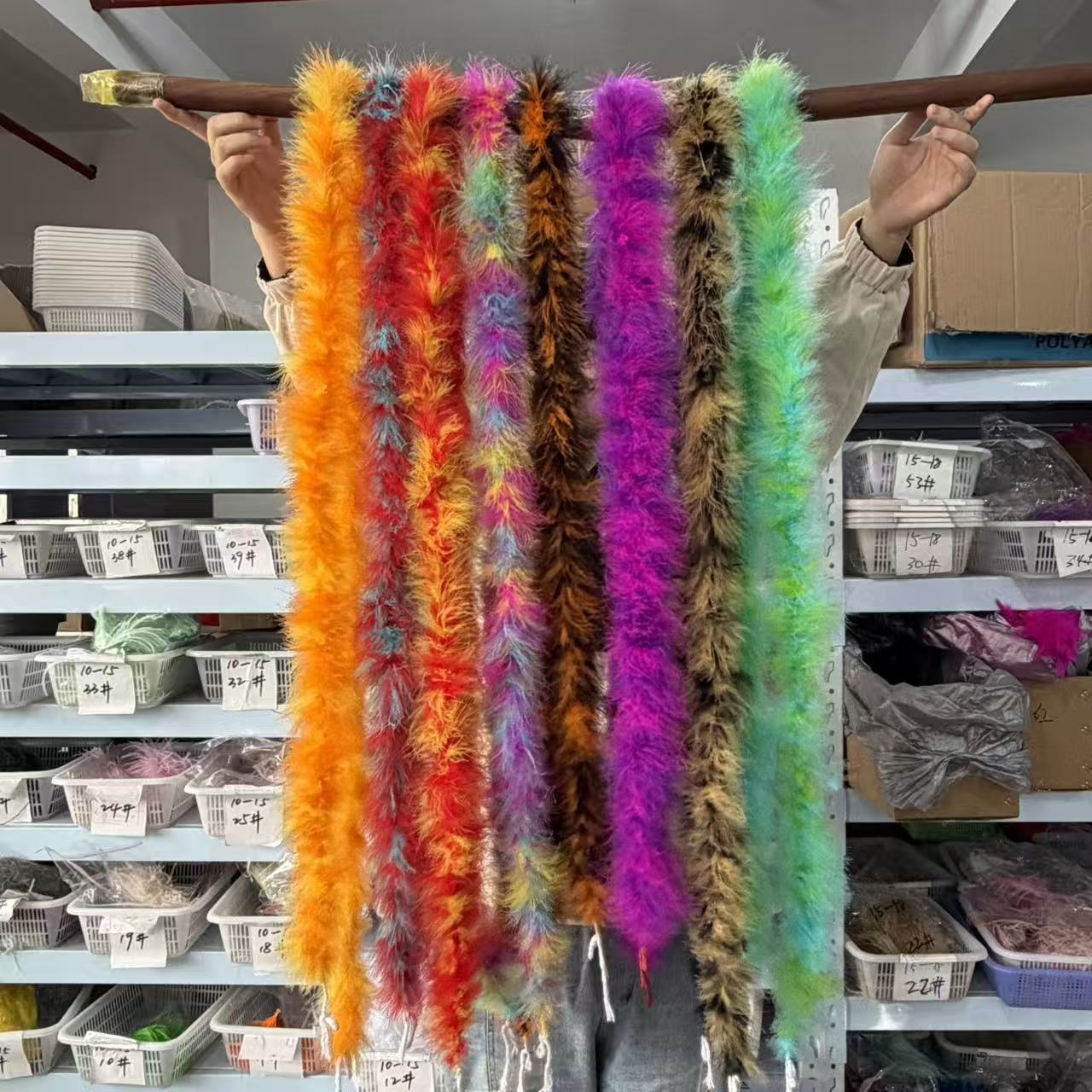 Boa de Plumas de Marabú Multic - Feather Trim Marabou reseña y precio