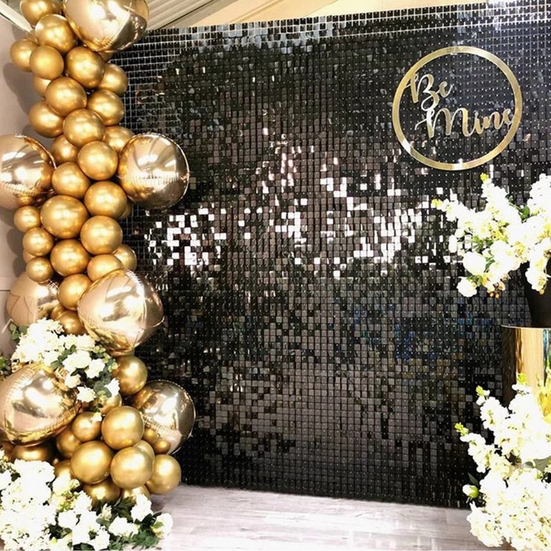 12/16/18/24 Piezas de Paneles  - Sequin Fabric Panel reseña y precio