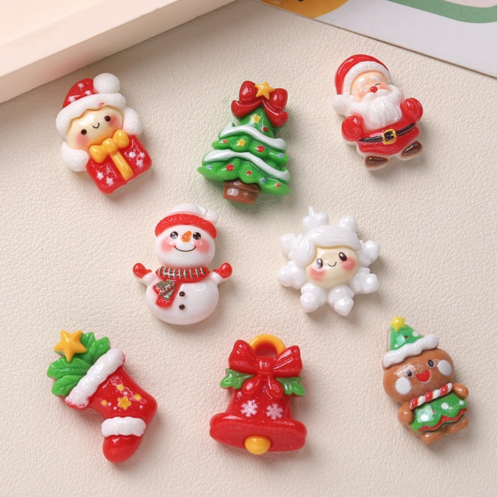 10 Uds. De Mini dijes navideño - Christmas Craft Embellishment reseña y precio