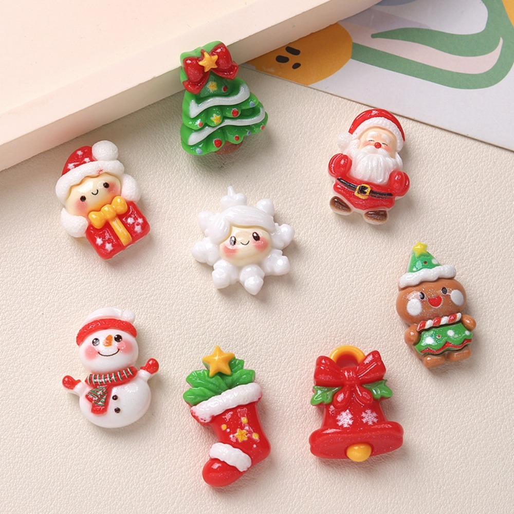 10 Uds. De Mini dijes navideño - Christmas Craft Embellishment reseña y precio