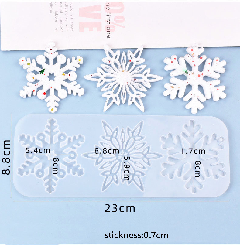 Molde de silicona hueco de cop - Christmas Craft Embellishment reseña y precio