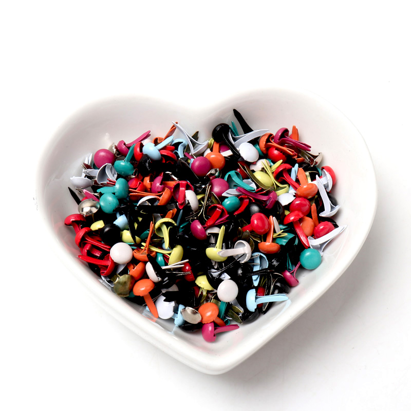 100 piezas de tachuelas metáli - Embellishments For Scrapbooking reseña y precio